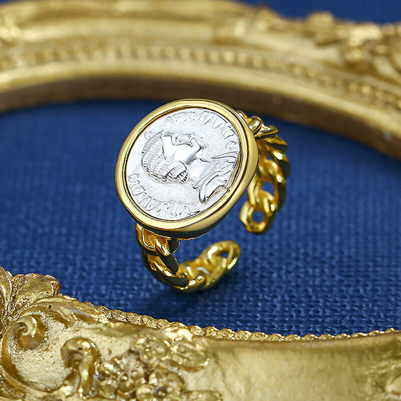 Anneau de pièce de monnaie de l'empereur romain R1014