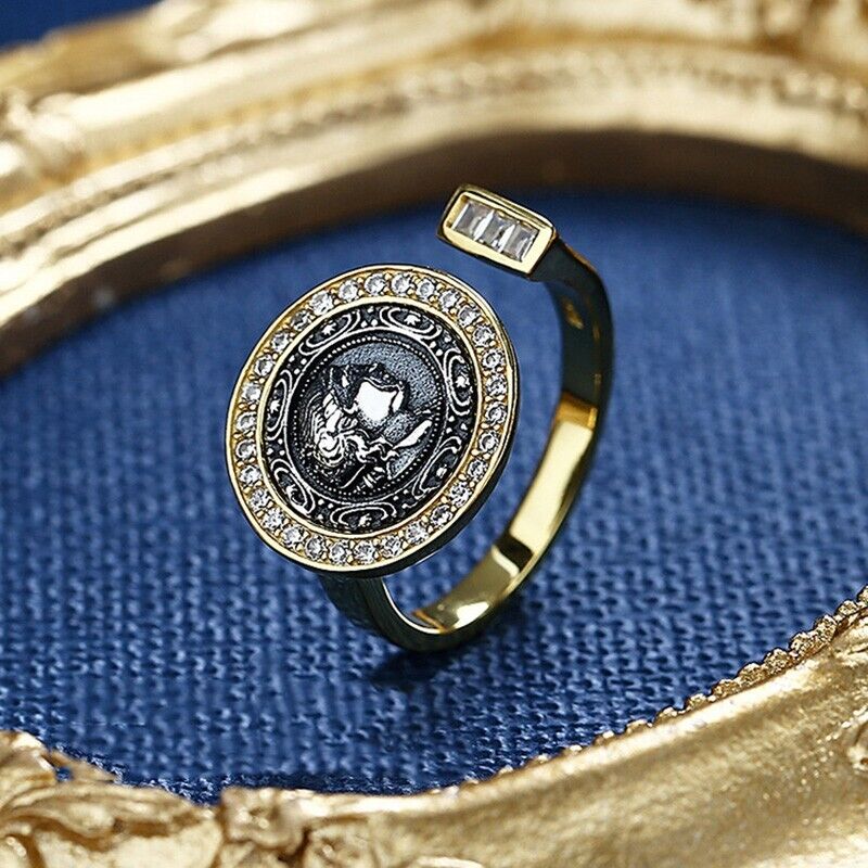 Bague de pièce de monnaie grecque et romaine Artemis R1064