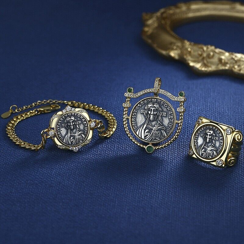 Bracelet chaîne épaisse Justinien II D1004