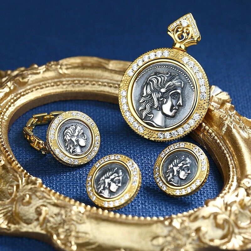 Clous de pièces de monnaie grecques Apollo E1028