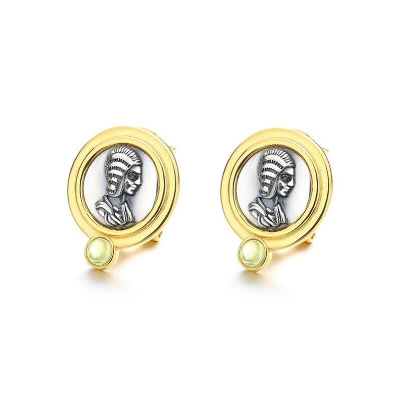 Boucles d'oreilles réplique de pièces de monnaie romaines E1053