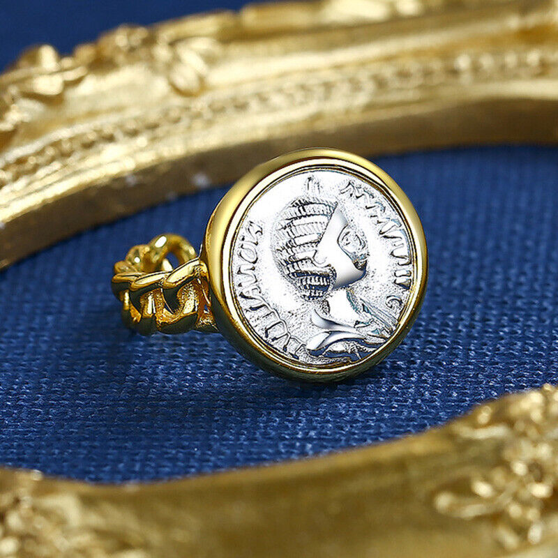 Anneau de pièce de monnaie de l'empereur romain R1014