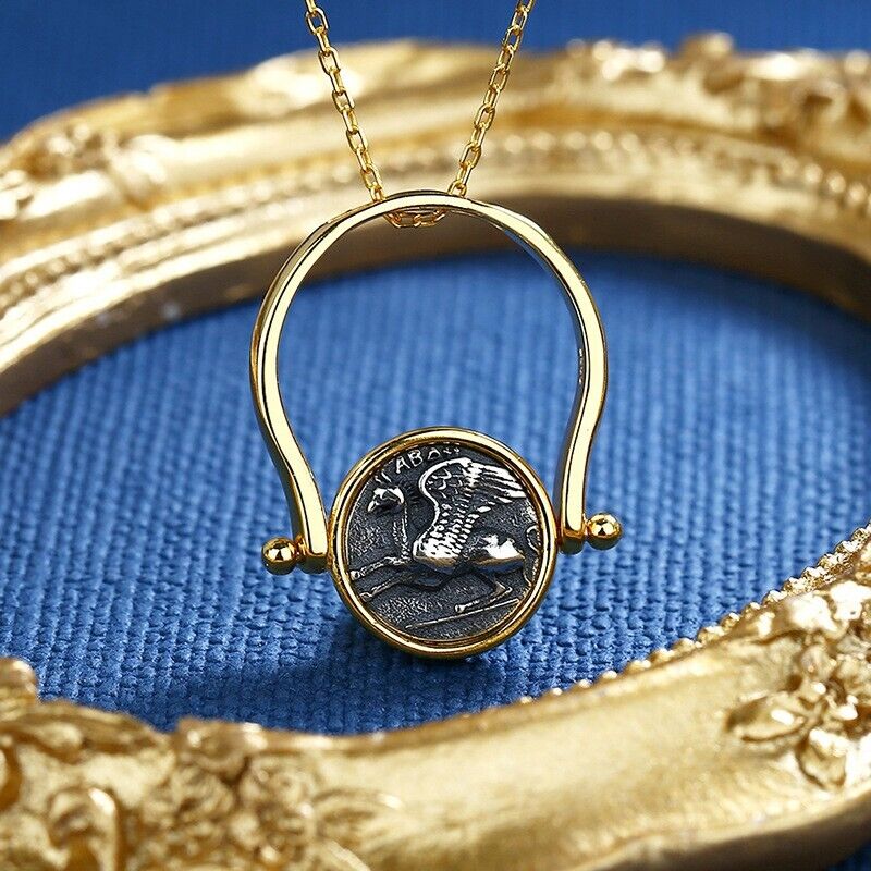 Griffin et Hercules Coin Ring R1026
