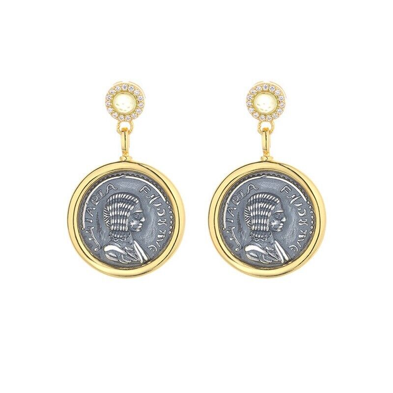 Boucles d'oreilles empereur romain E1034