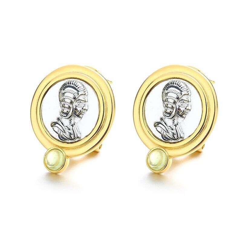 Boucles d'oreilles réplique de pièces de monnaie romaines E1053