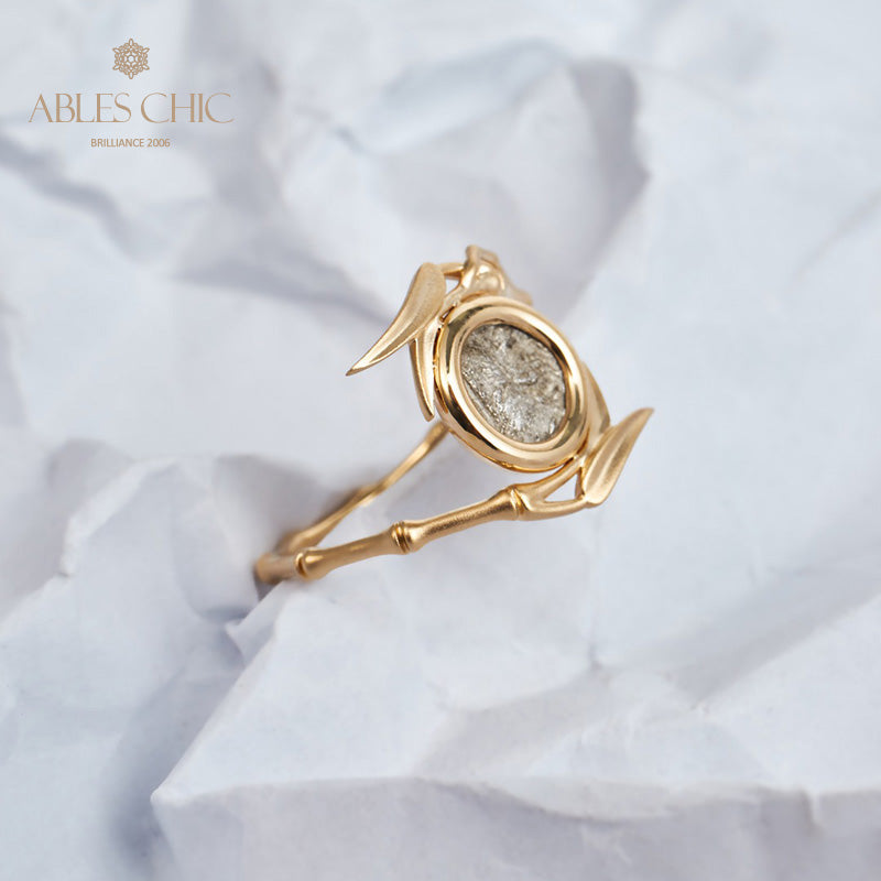 Bague Noeuds Bambou Lion Byzantin