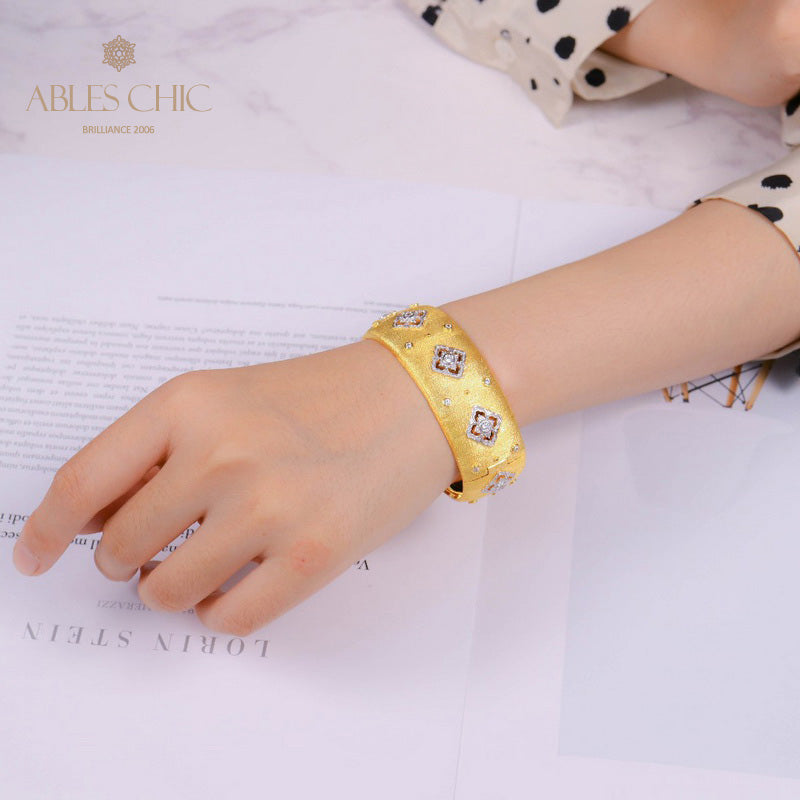 Bracelet large floral celtique 5462