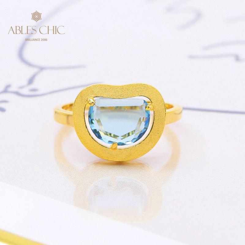 Bague Zircon Pomme Brossée 5190