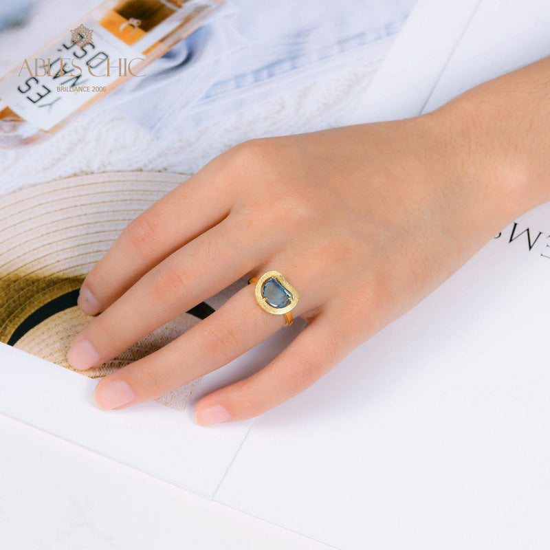 Bague Zircon Pomme Brossée 5190