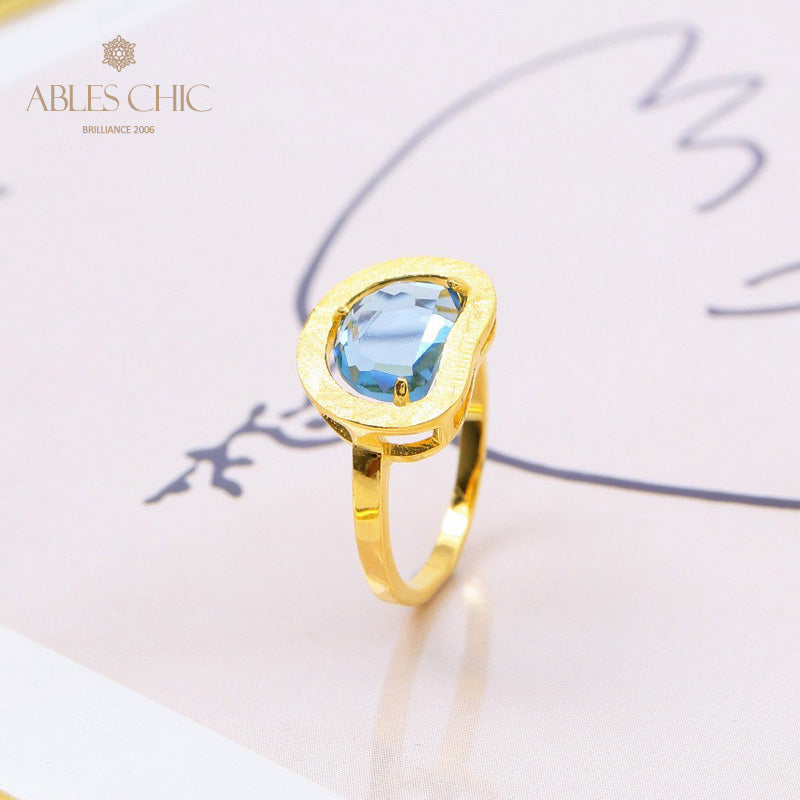 Bague Zircon Pomme Brossée 5190