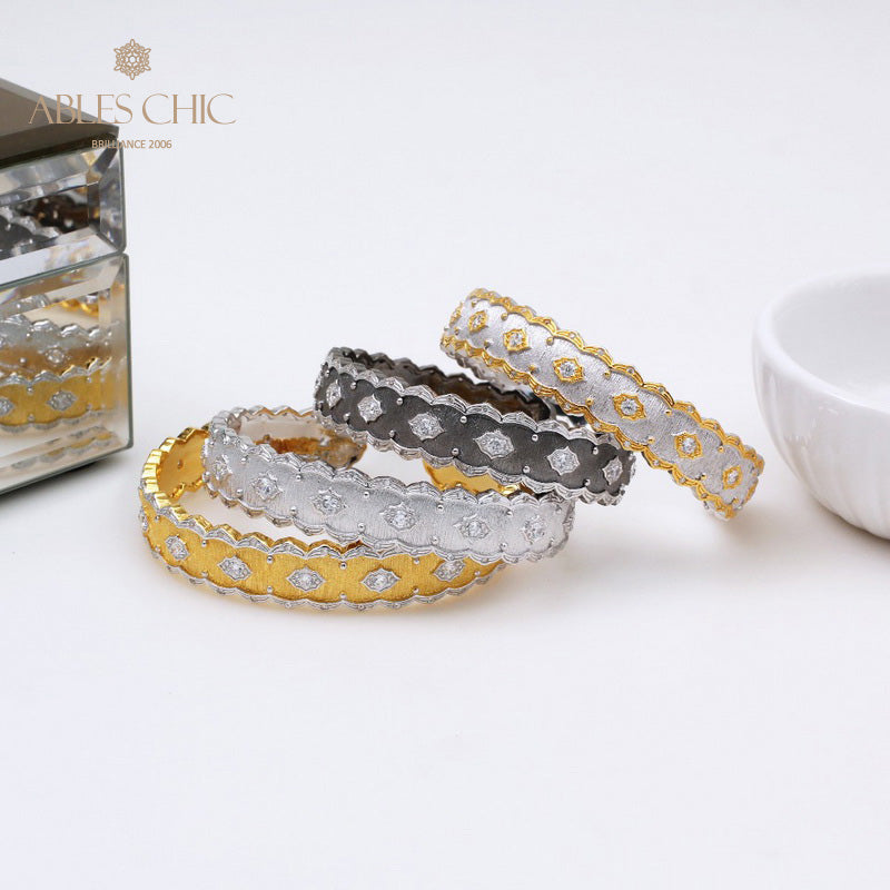 Bracelet Fretworks en Tissu Soyeux 5433