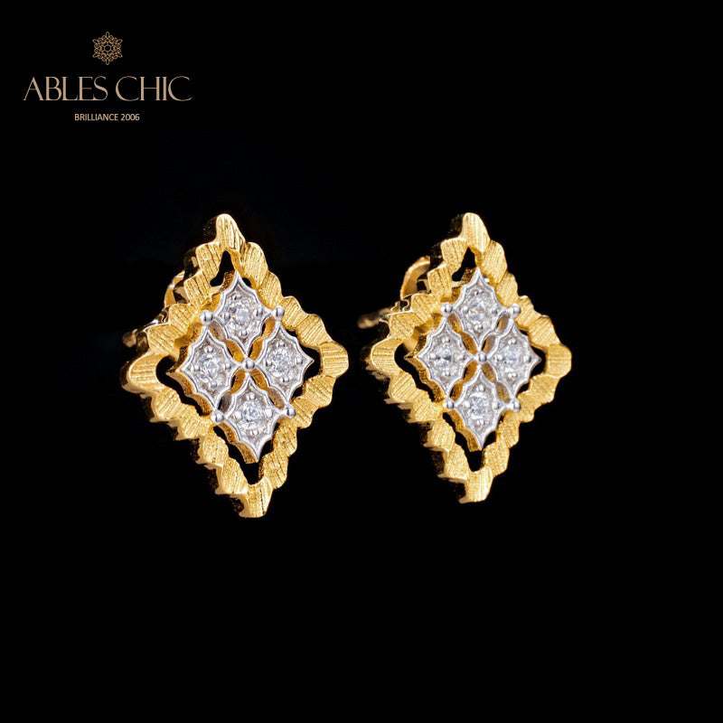 Boucles d'oreilles florales Clover Fretworks 5825
