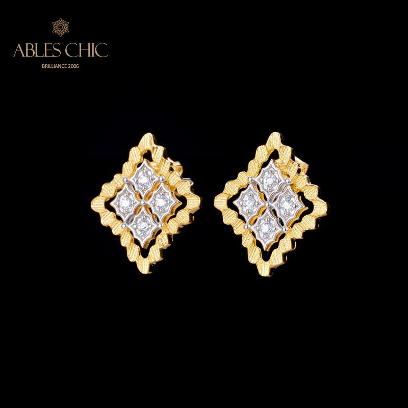 Boucles d'oreilles florales Clover Fretworks 5825