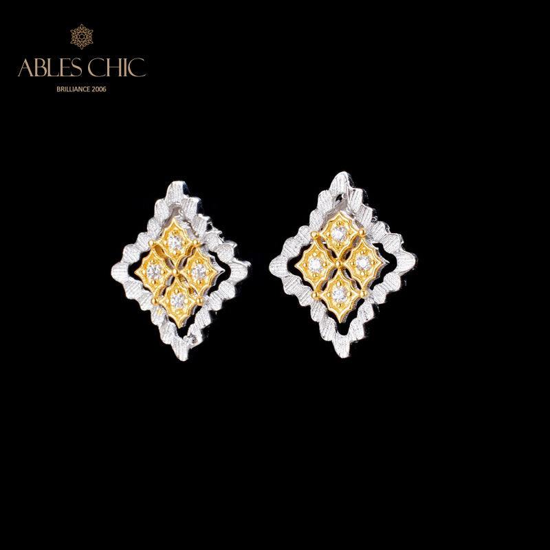 Boucles d'oreilles florales Clover Fretworks 5825