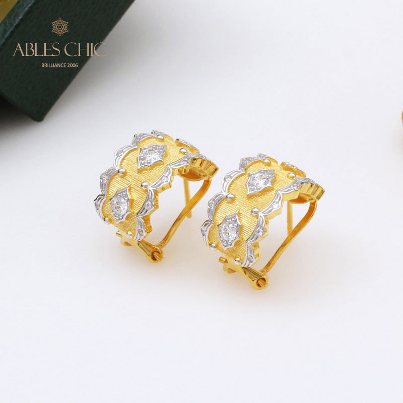 Boucles d'oreilles Fretworks étoilées soyeuses 5398