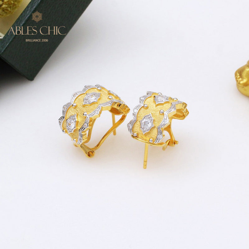 Boucles d'oreilles Fretworks étoilées soyeuses 5398