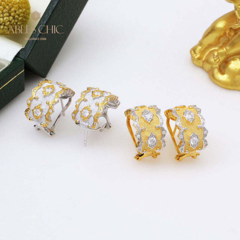 Boucles d'oreilles Fretworks étoilées soyeuses 5398