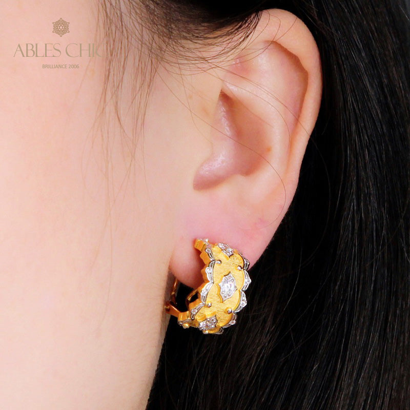 Boucles d'oreilles Fretworks étoilées soyeuses 5398