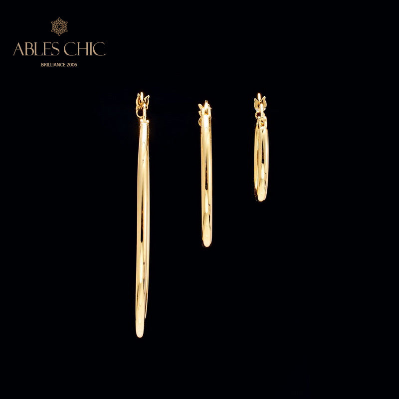 Boucles d'oreilles créoles 15 mm/25 mm/45 mm 5836