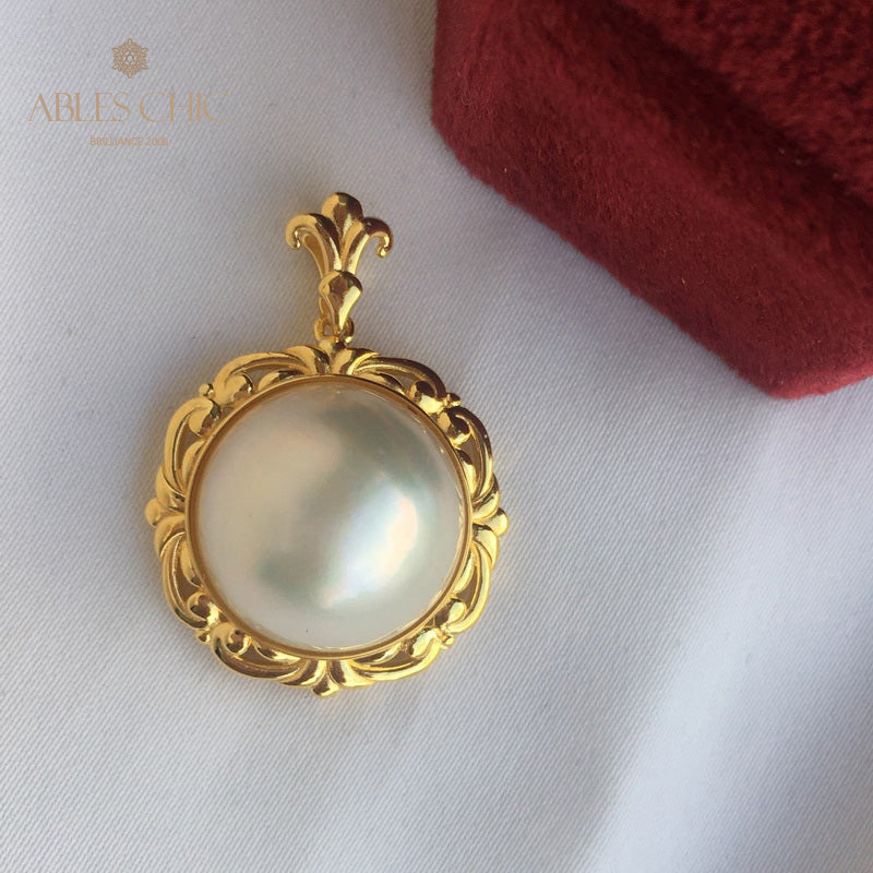 Pendentif en filigrane de perles Mabe 5905