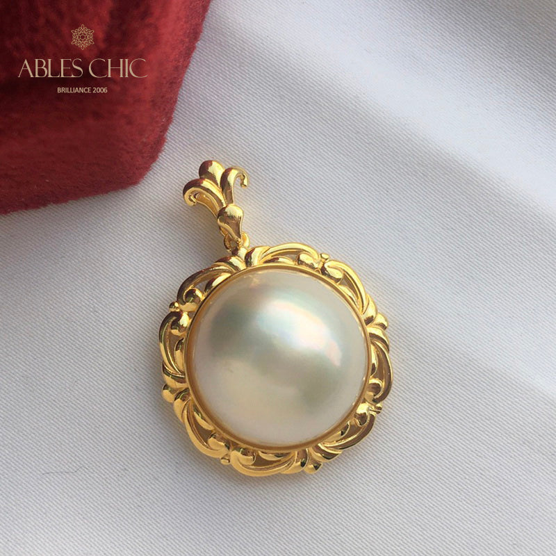 Pendentif en filigrane de perles Mabe 5905
