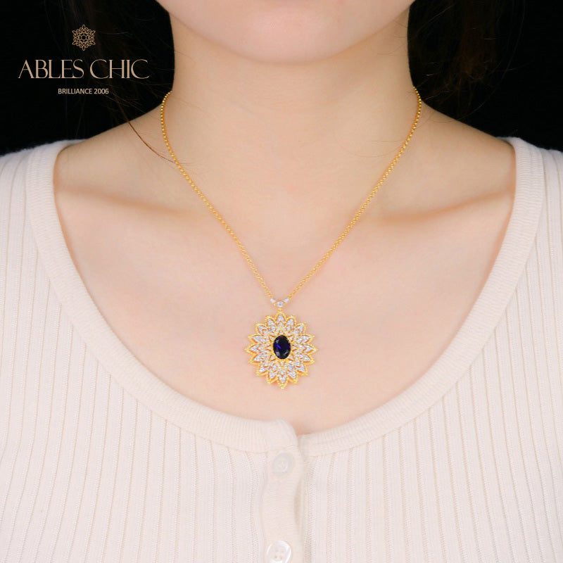 Collier en filigrane en forme de larme de dentelle 5667