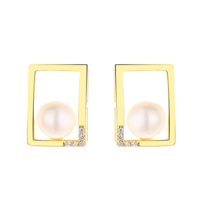 Boucles d'oreilles filaires perles d'eau douce PE1050