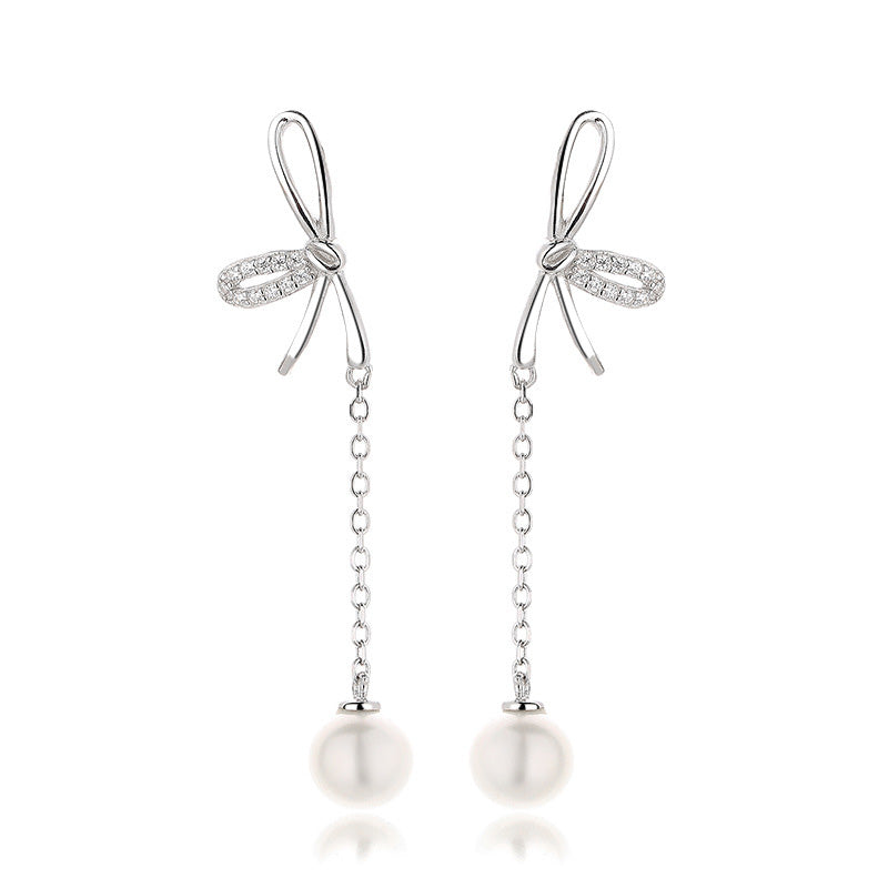 Boucles d'oreilles papillon en perles d'eau douce PE1045