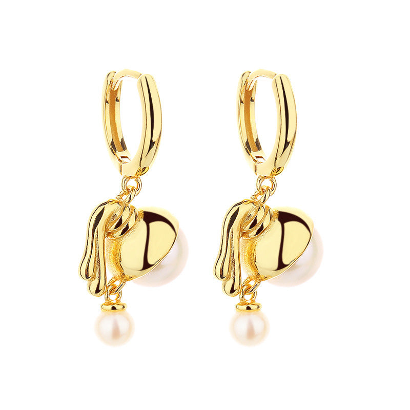Boucles d'oreilles Fleurs Perles d'Eau Douce PE1001