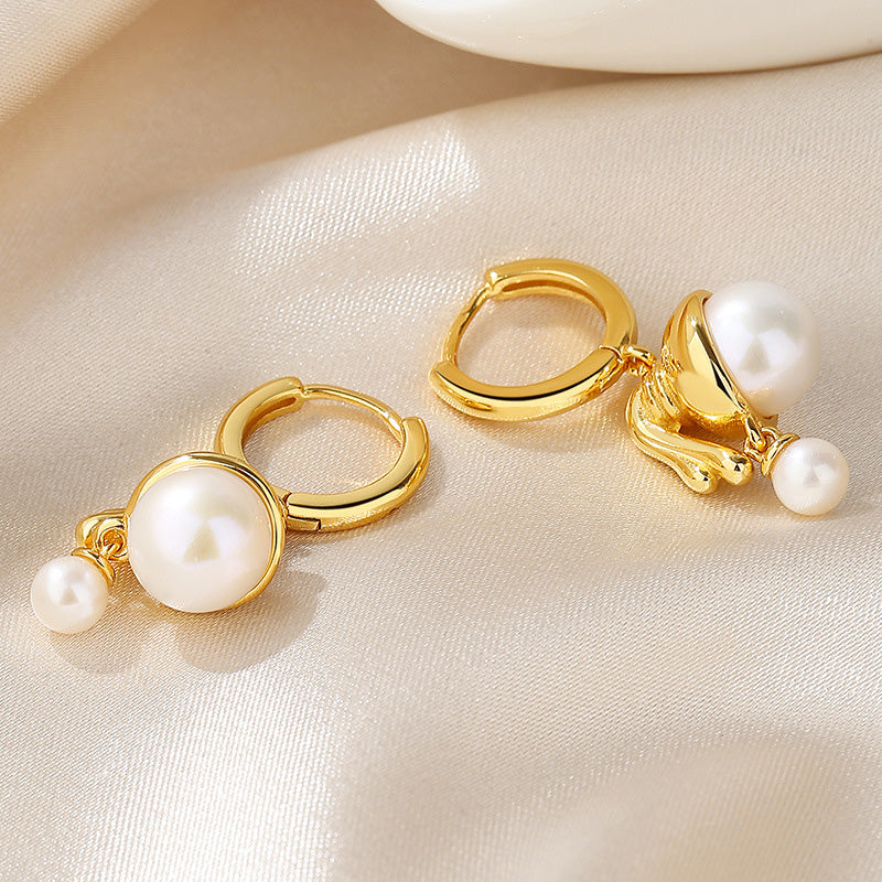 Boucles d'oreilles Fleurs Perles d'Eau Douce PE1001