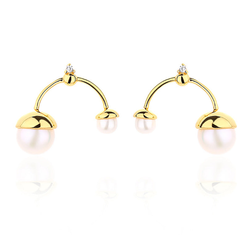 Boucles d'oreilles chandelier en perles d'eau douce PE1025