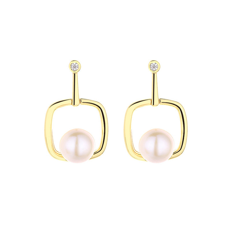 Boucles d'oreilles en fil de perles d'eau douce PE1042