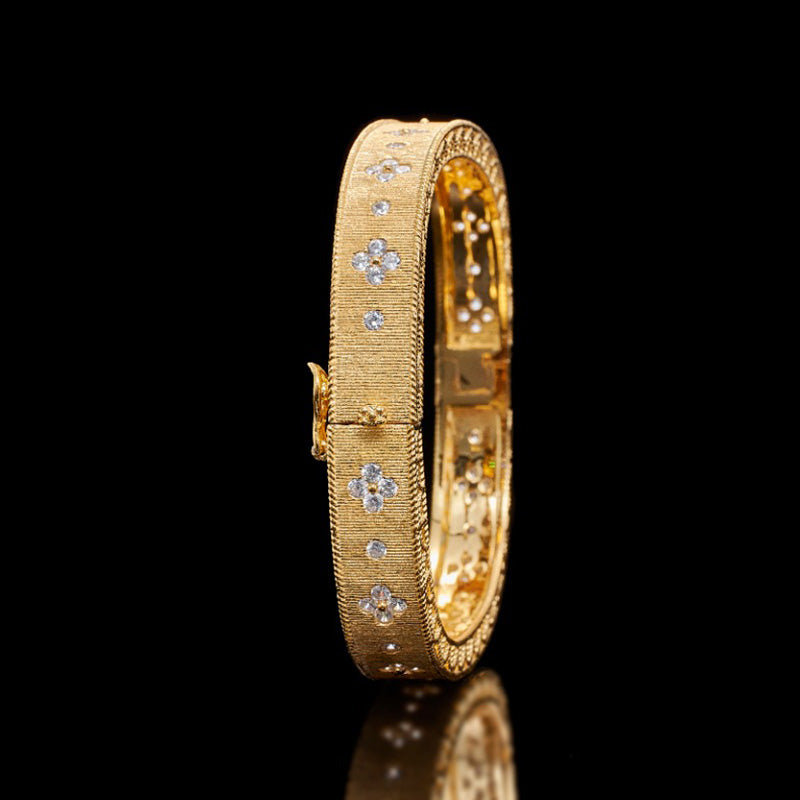 Bracelet Celtique Trèfles Zircon 5775