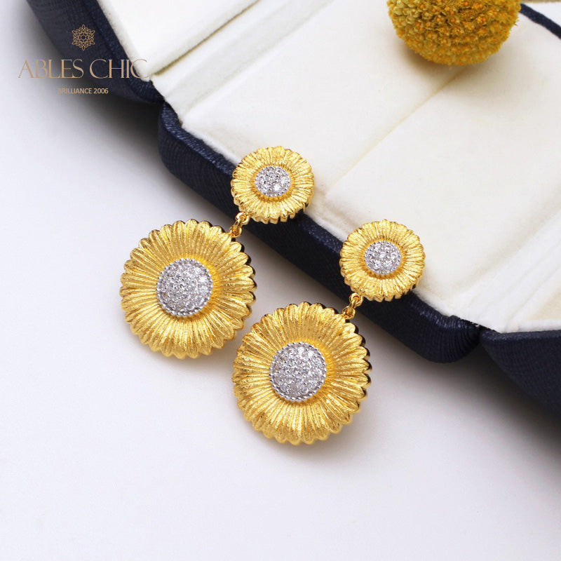 Boucles d'oreilles florales Daisy Chandelier 5300