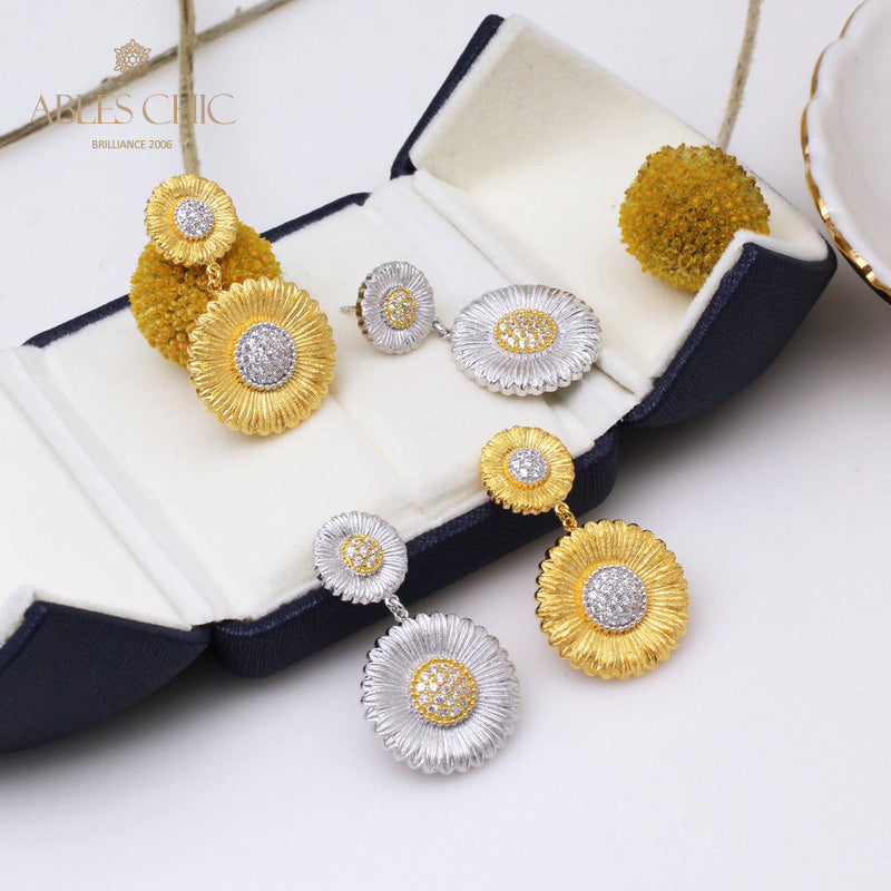 Boucles d'oreilles florales Daisy Chandelier 5300