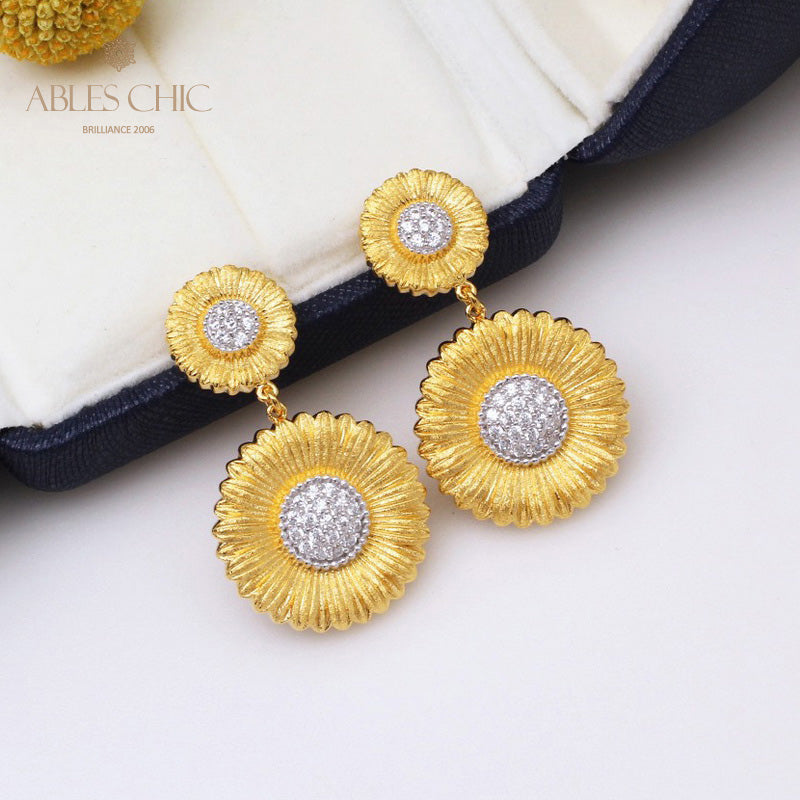 Boucles d'oreilles florales Daisy Chandelier 5300