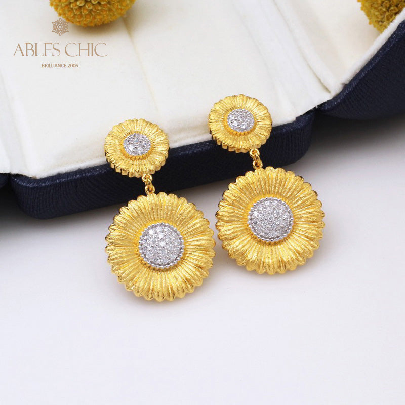 Boucles d'oreilles florales Daisy Chandelier 5300