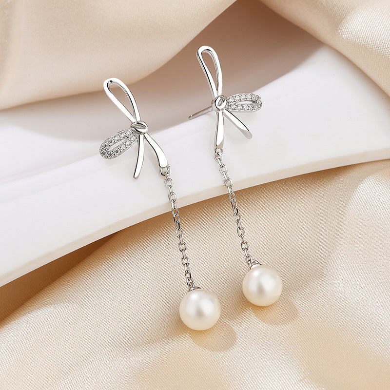 Boucles d'oreilles papillon en perles d'eau douce PE1045