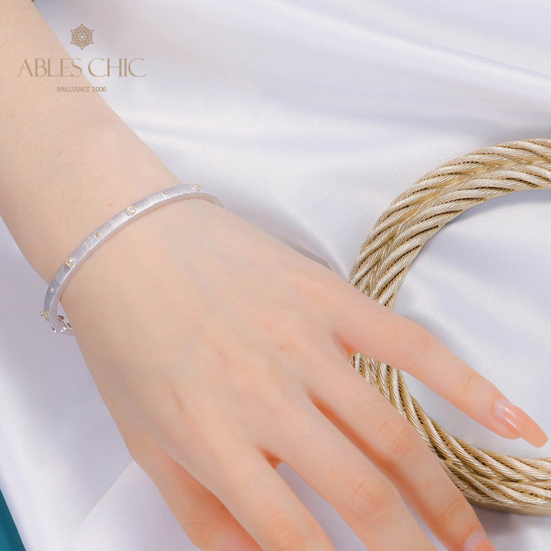 Bracelet Jonc Fleurs En Tissu 5680