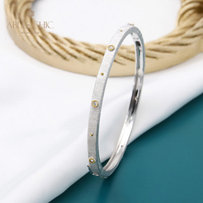 Bracelet Jonc Fleurs En Tissu 5680