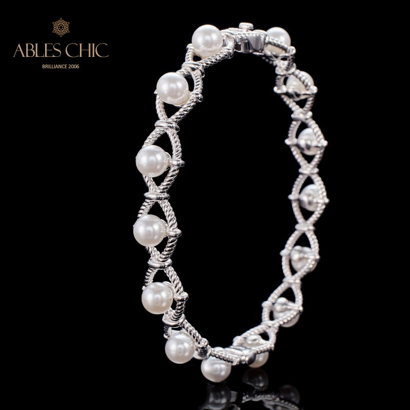 Bracelet de perles en chaîne de corde infini 6109