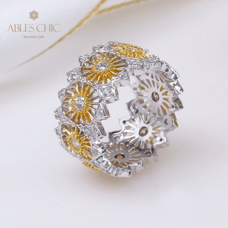 Bague Florale Guirlande Aérée 5138