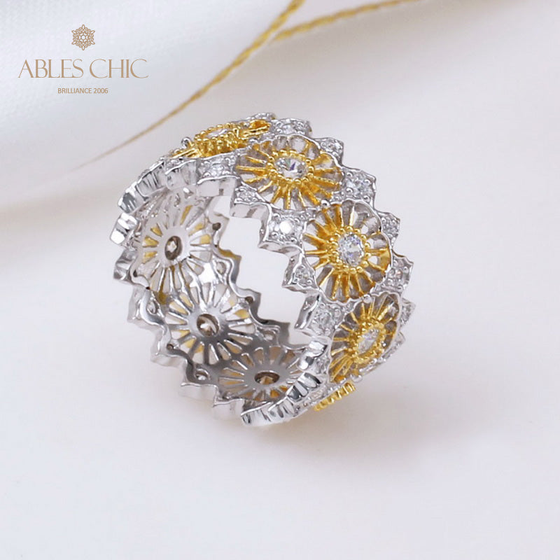 Bague Florale Guirlande Aérée 5138