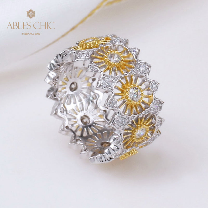 Bague Florale Guirlande Aérée 5138