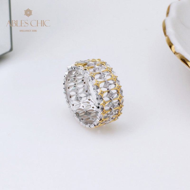 Bague Large Filigrane Étoilé 5137