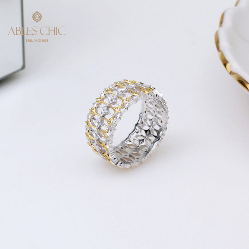 Bague Large Filigrane Étoilé 5137