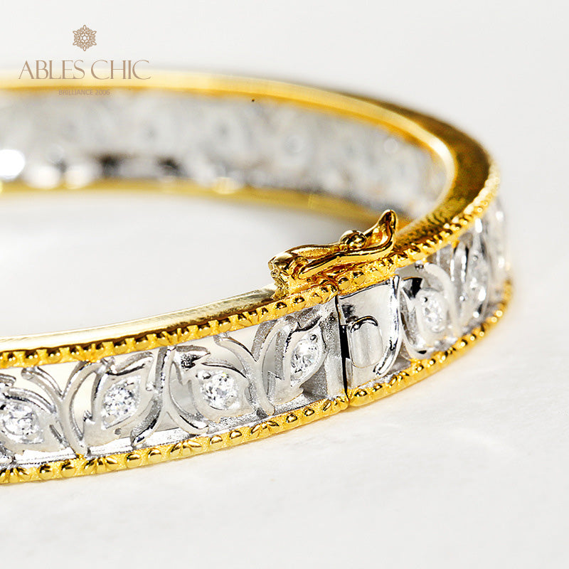 Bracelet Zircon Filigrane Floral 5021
