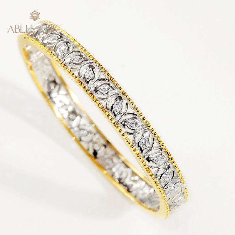 Bracelet Zircon Filigrane Floral 5021