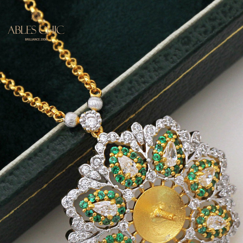 Collier de fleurs de topaze serti 5277