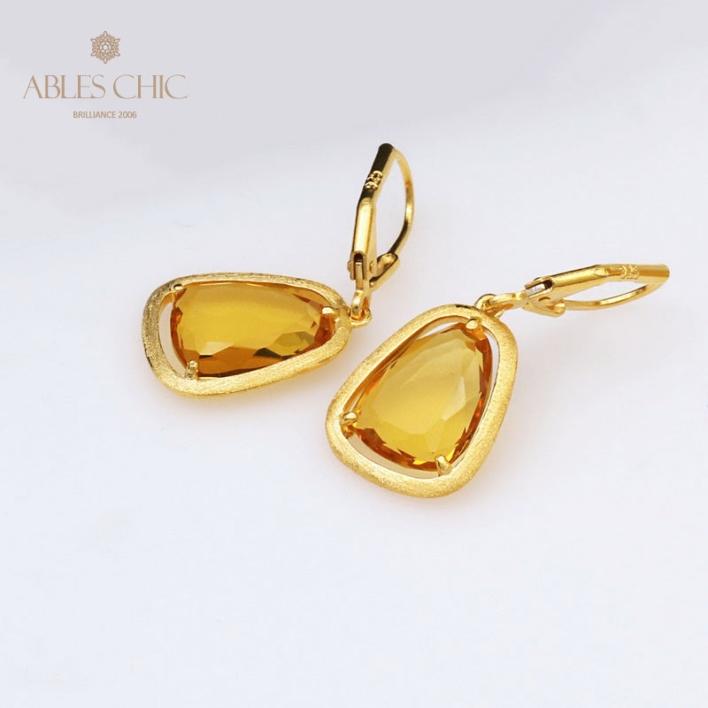Boucles d'oreilles couleur CZ pierres précieuses C11E4S25184